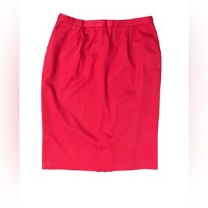 Pendleton Vibrant Red Pencil Skirt